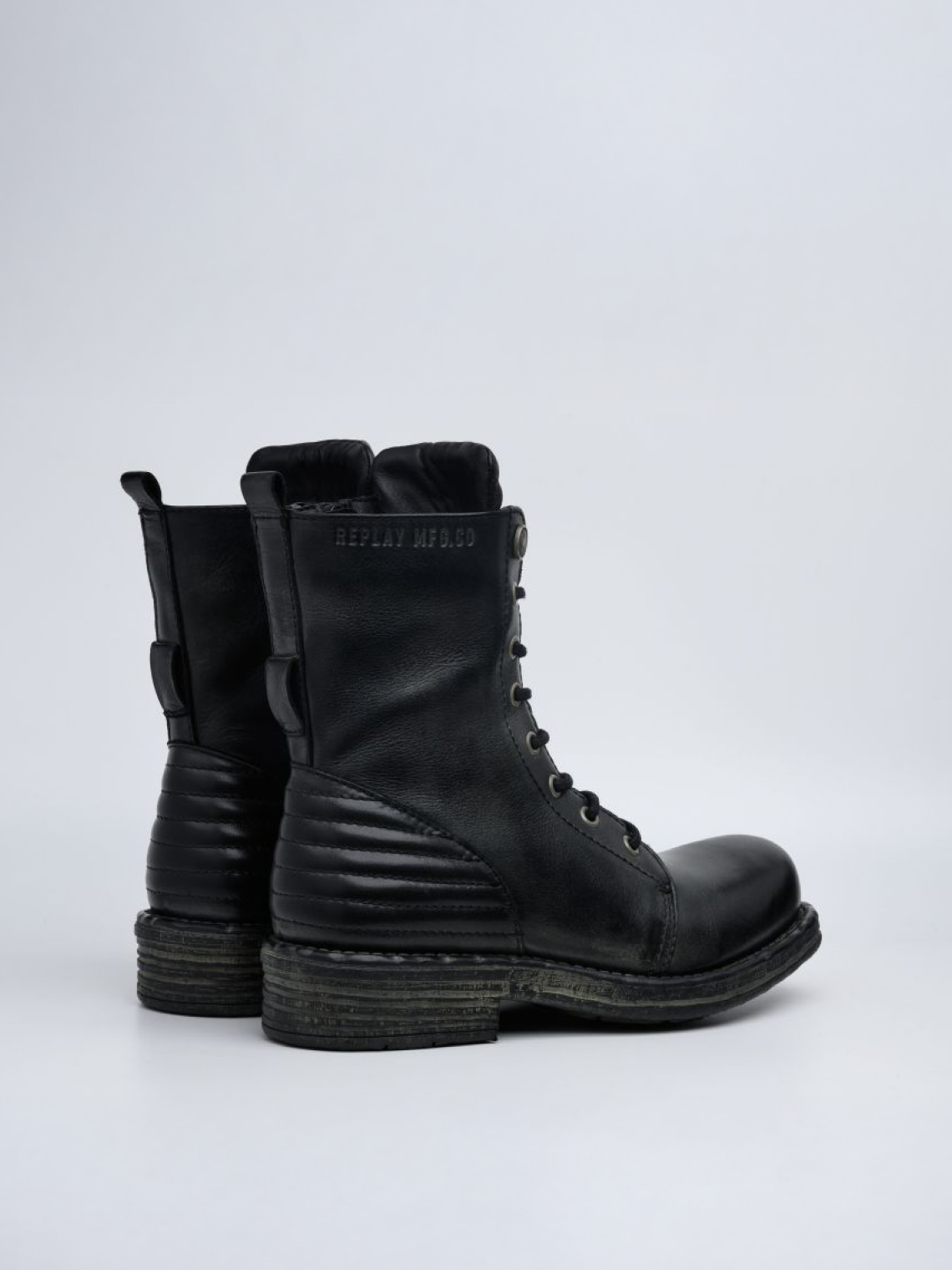 Kožené army boty REPLAY