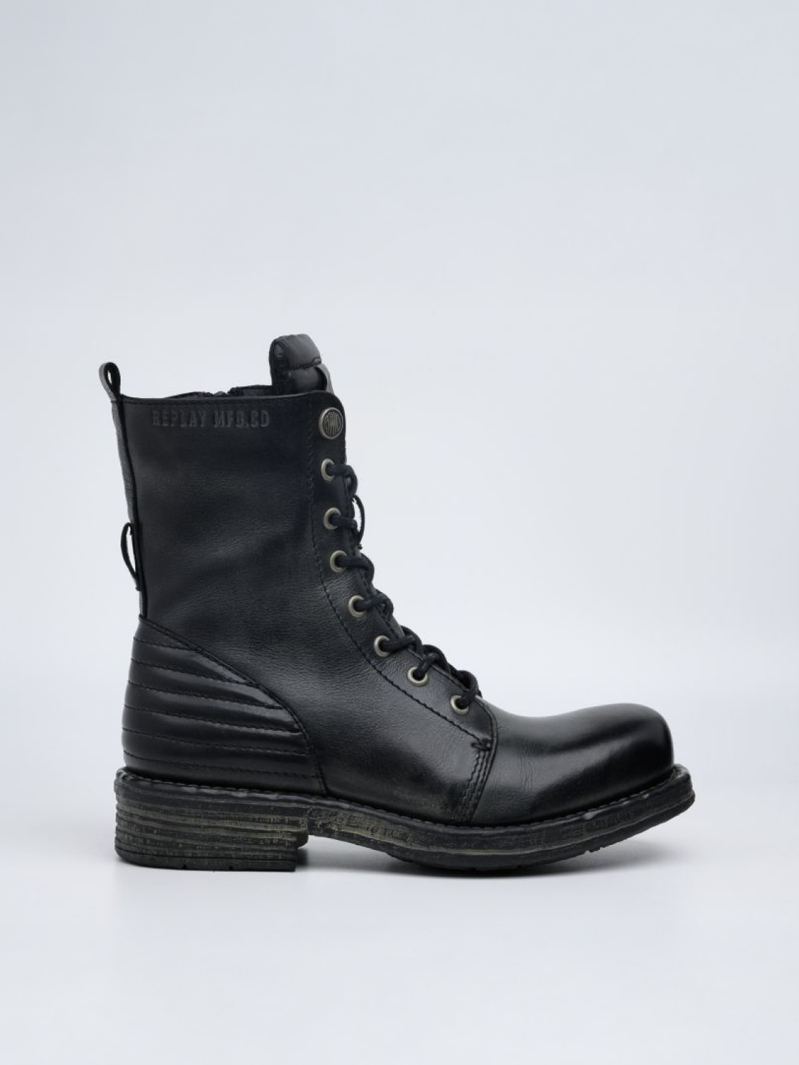 Kožené army boty REPLAY