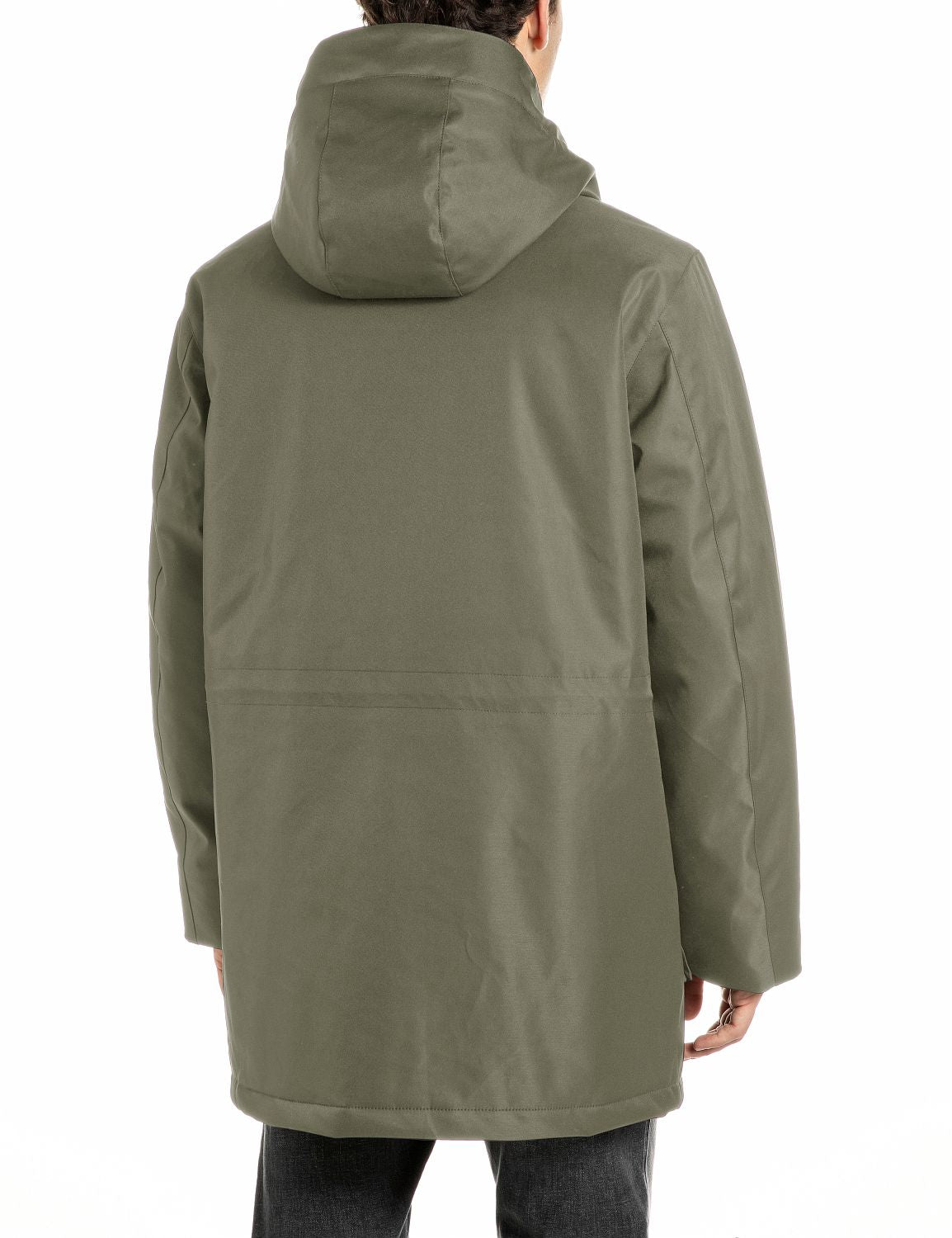 PÁNSKÁ PARKA REPLAY S KAPUCÍ A KAPSAMI