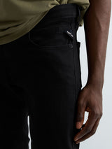 ANBASS – PÁNSKÉ SLIM FIT DŽÍNY REPLAY – ČERNÉ