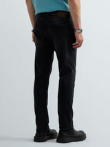 ANBASS – PÁNSKÉ SLIM FIT DŽÍNY REPLAY HYPERFLEX – ČERNÉ