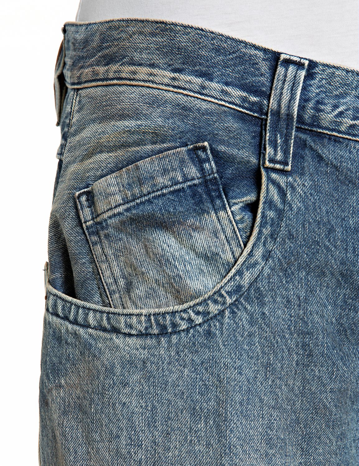 FERYS – PÁNSKÉ BAGGY FIT DŽÍNY REPLAY – SVĚTLE MODRÉ