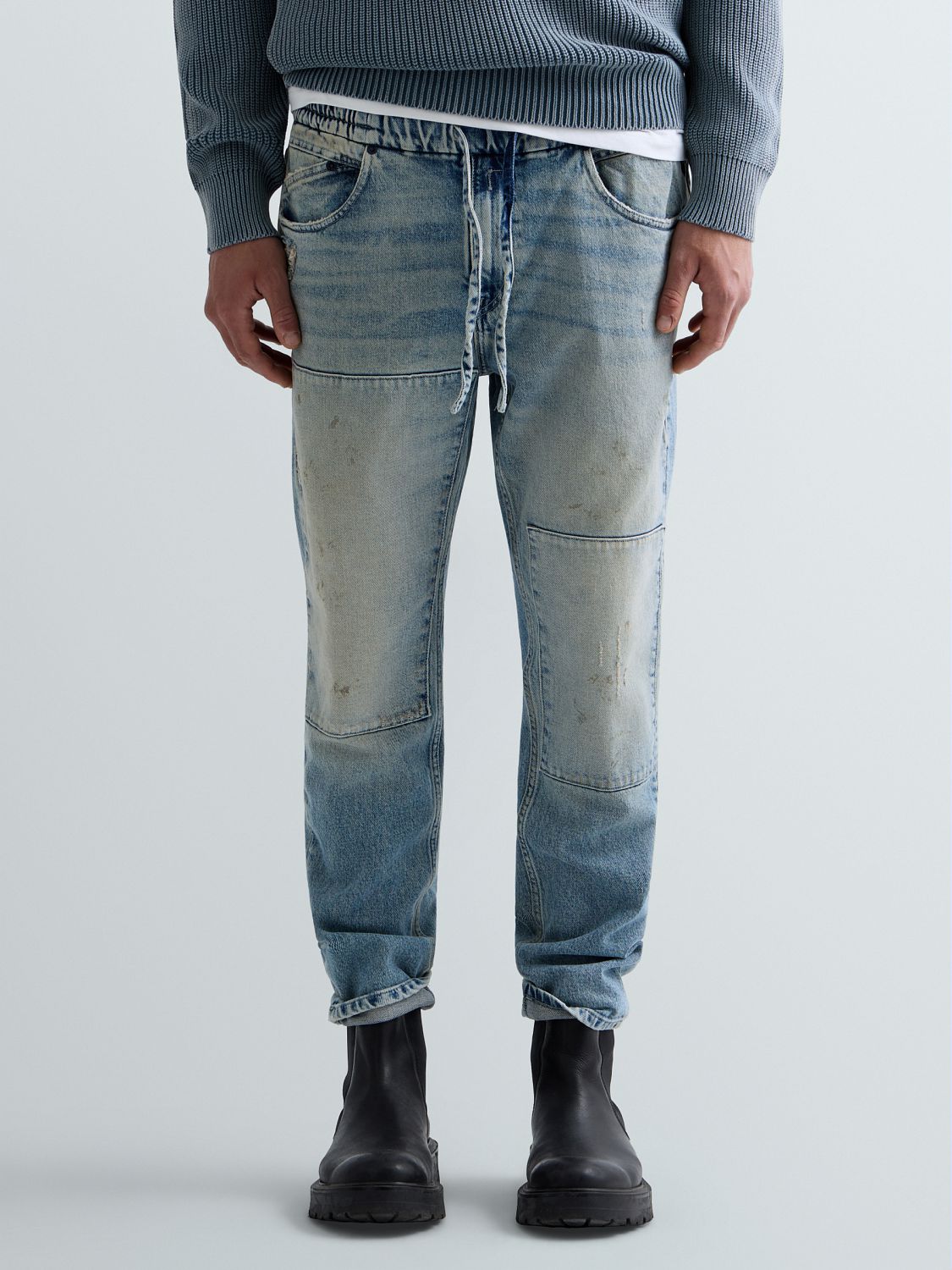 LANNY – PÁNSKÉ SLIM FIT DŽÍNY REPLAY – SVĚTLE MODRÉ