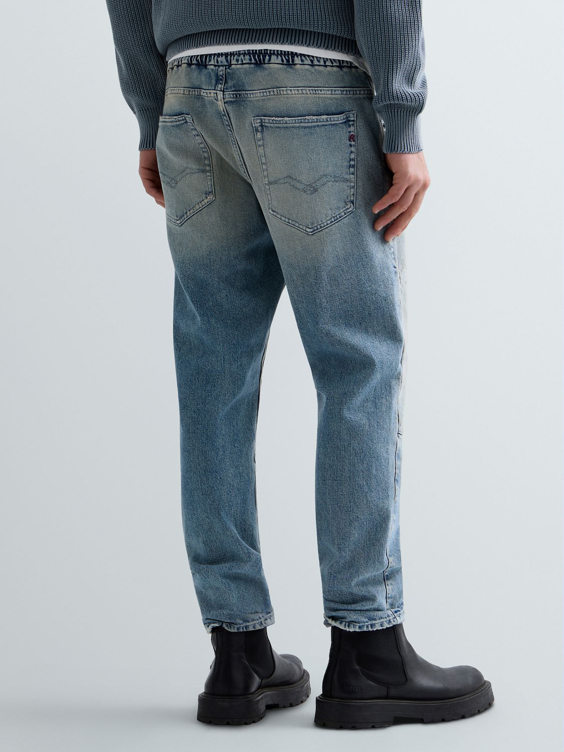 LANNY – PÁNSKÉ SLIM FIT DŽÍNY REPLAY – SVĚTLE MODRÉ