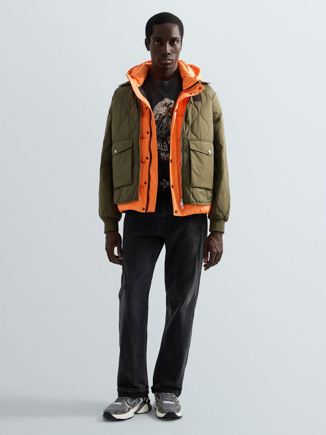 CLEY – PÁNSKÉ BOOTCUT DŽÍNY REPLAY – ČERNÉ
