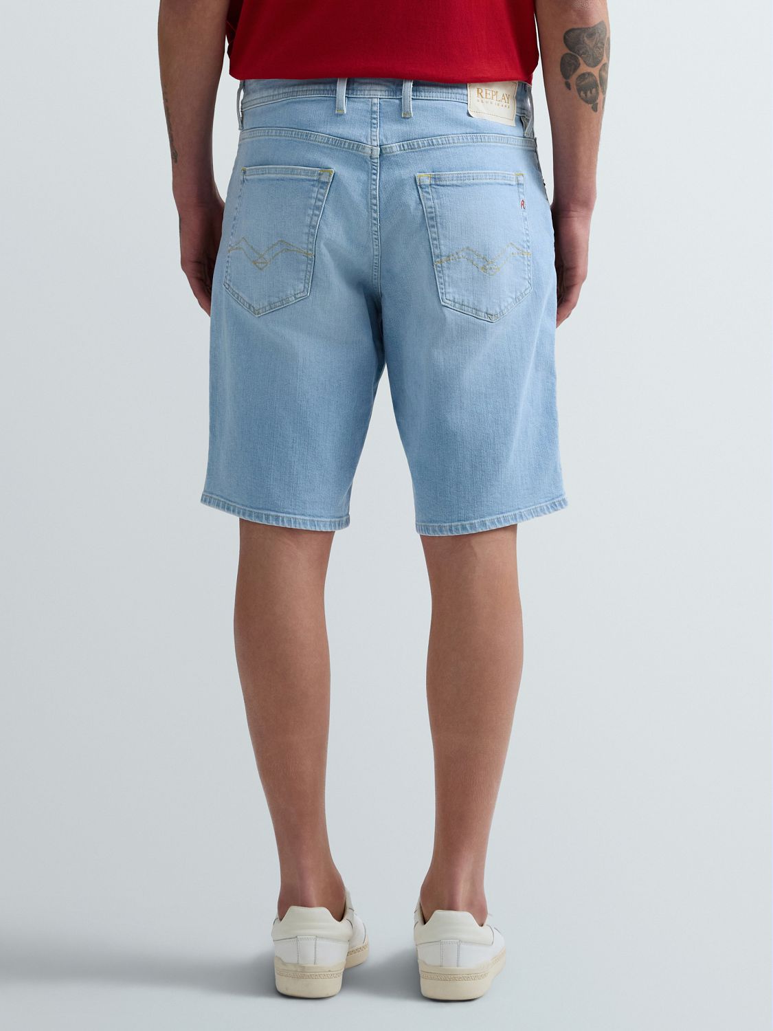 REPLAY PÁNSKÉ DENIMOVÉ KRAŤASY - GROVER STRAIGHT FIT