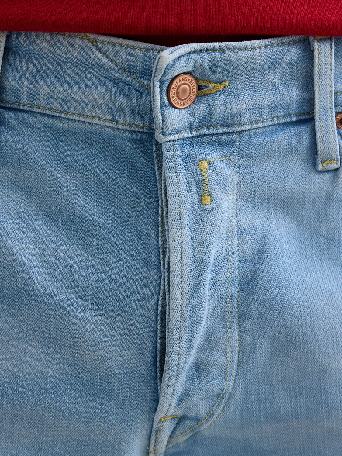 REPLAY PÁNSKÉ DENIMOVÉ KRAŤASY - GROVER STRAIGHT FIT