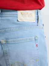 REPLAY PÁNSKÉ DENIMOVÉ KRAŤASY - GROVER STRAIGHT FIT