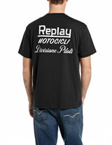 REPLAY TRIČKO S POTISKEM LOGA NA HRUDI A ZÁDECH