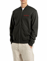 Pánská mikina na zip v bomber stylu