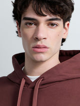 PÁNSKÁ MIKINA S KAPUCÍ A POTISKEM "THE BIARRITZ REPLAY CLUB" NA ZÁDECH