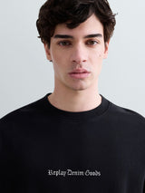 REPLAY oversized tričko s nápisem