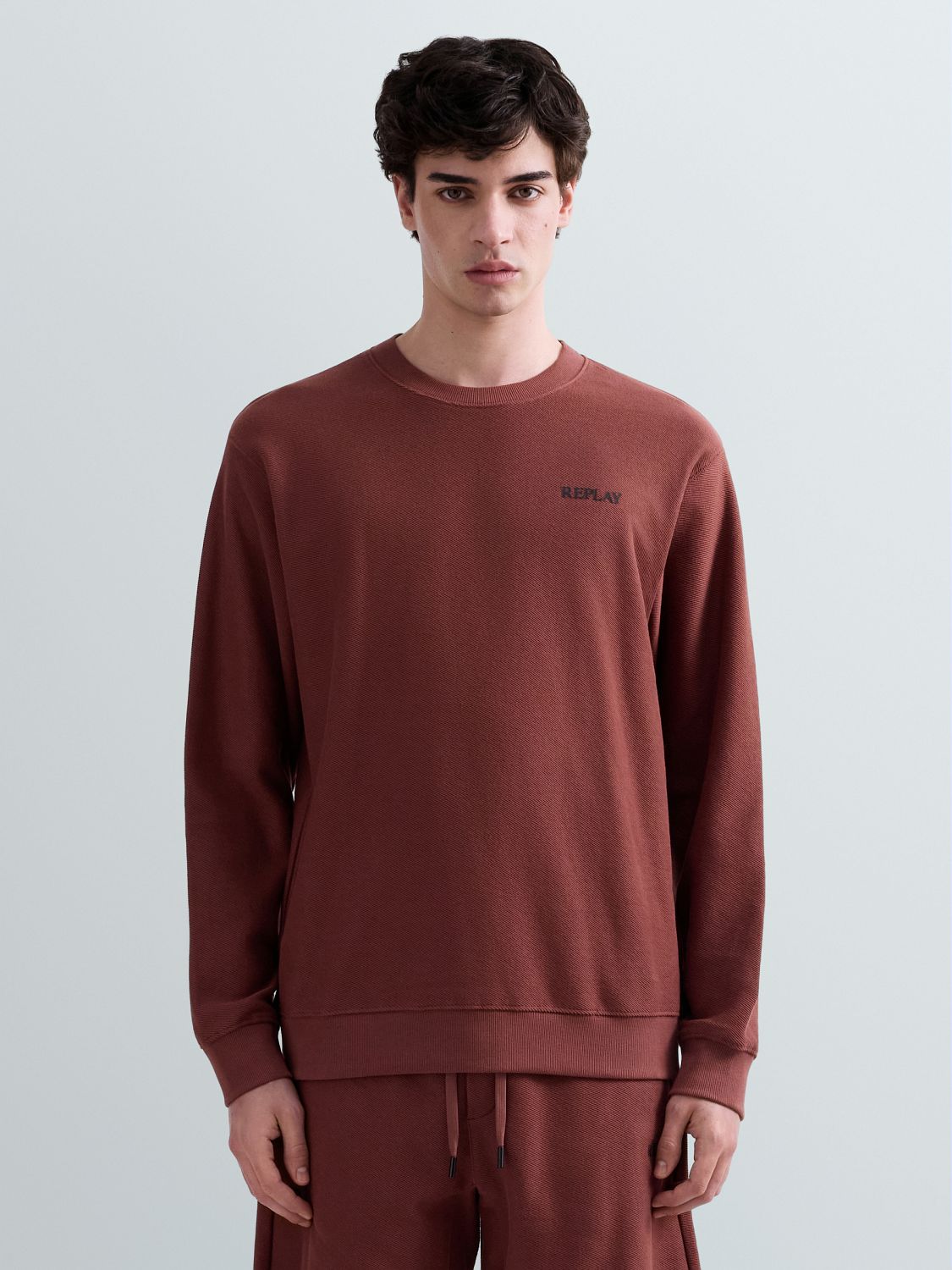 Basic mikina s jemnou strukturou