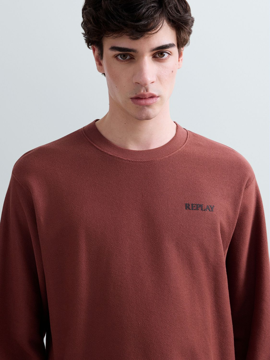 Basic mikina s jemnou strukturou