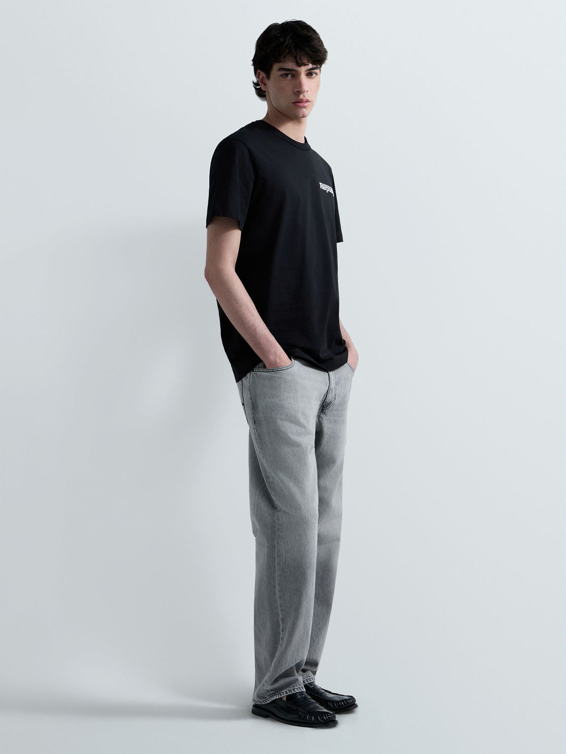 REPLAY PÁNSKÉ TRIČKO S VÝRAZNÝM LOGEM