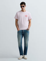 REPLAY PÁNSKÉ TRIČKO S POTISKEM NA ZÁDECH