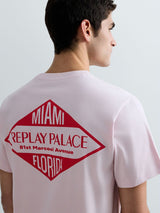 REPLAY PÁNSKÉ TRIČKO S POTISKEM NA ZÁDECH