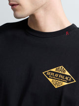 REPLAY PÁNSKÉ TRIČKO S POTISKEM NA ZÁDECH