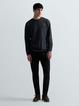 REPLAY PÁNSKÉ TRIČKO S DLOUHÝM RUKÁVEM A POTISKEM