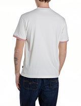 BÍLÉ TRIČKO S LOGEM REPLAY