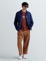 PÁNSKÉ TRIČKO S POTISKEM "THE BIARRITZ REPLAY CLUB" NA ZÁDECH