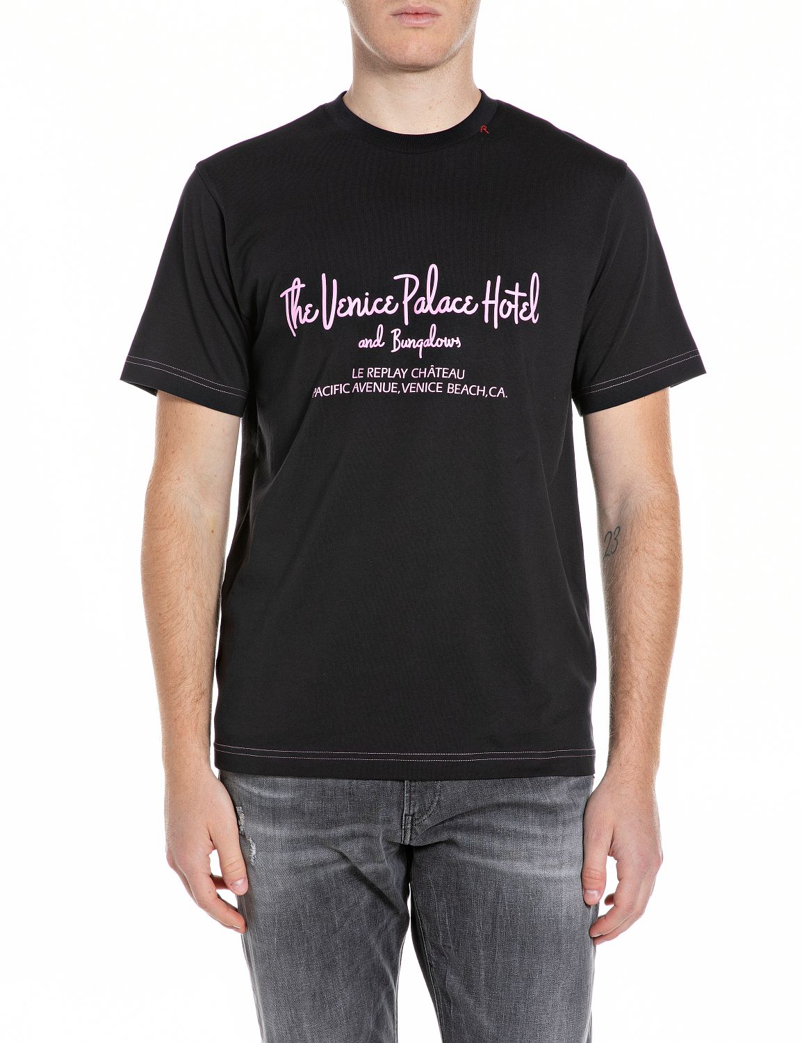 PÁNSKÉ TRIČKO S POTISKEM THE VENICE PALACE HOTEL