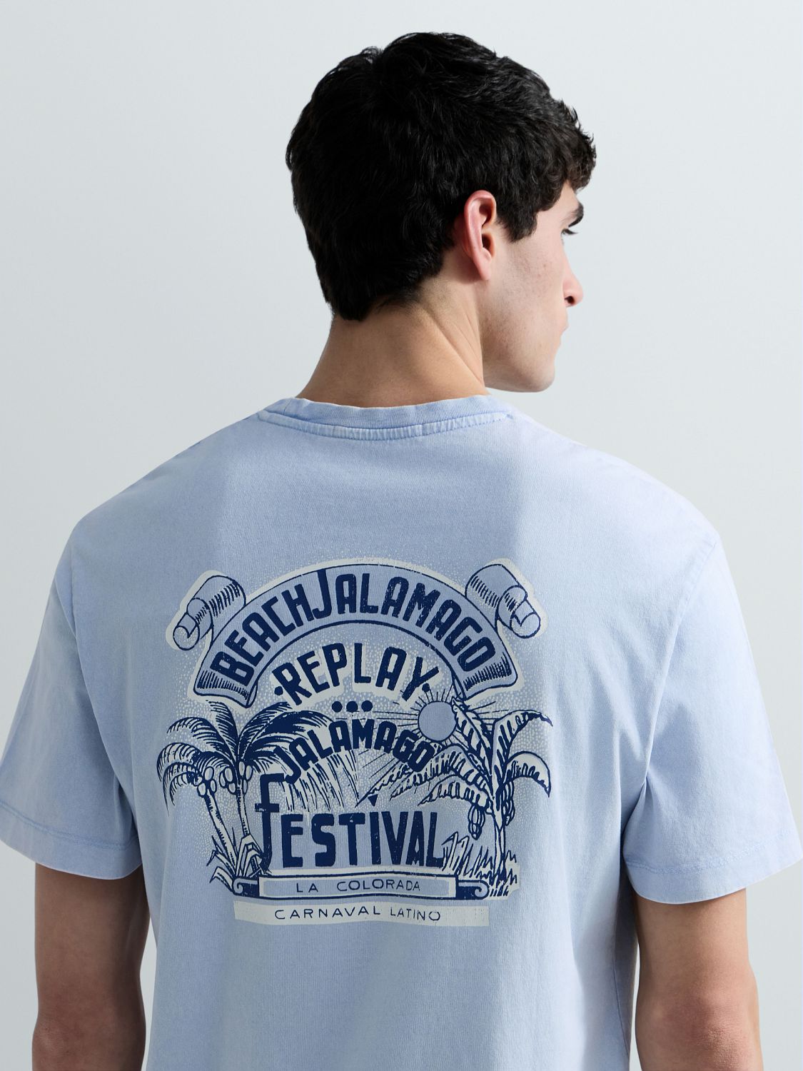 PÁNSKÉ TRIČKO S POTISKEM NA ZÁDECH