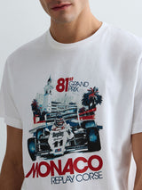 TRIČKO S POTISKEM "MONACO"