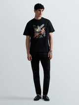 PÁNSKÉ TRIČKO S POTISKEM ORLA REPLAY