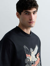 PÁNSKÉ TRIČKO S POTISKEM ORLA REPLAY