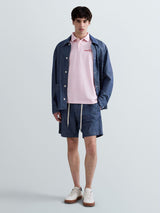 PÁNSKÉ POLO TRIČKO REPLAY S VÝŠIVKOU LOGA A JEMNÝM DETAILEM