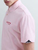 PÁNSKÉ POLO TRIČKO REPLAY S VÝŠIVKOU LOGA A JEMNÝM DETAILEM