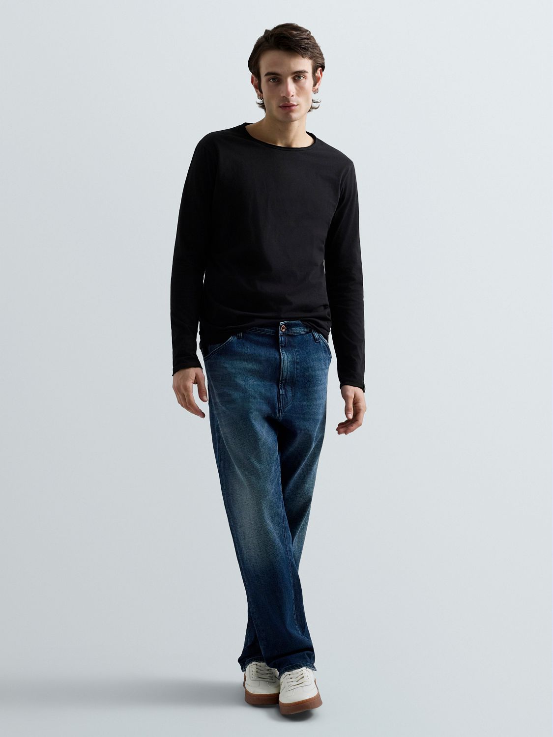 PÁNSKÉ BASIC TRIČKO S DLOUHÝM RUKÁVEM