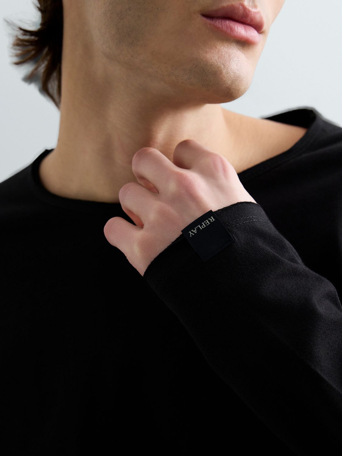 PÁNSKÉ BASIC TRIČKO S DLOUHÝM RUKÁVEM