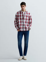 REPLAY PÁNSKÁ KOSTKOVANÁ KOŠILE - RELAXED FIT