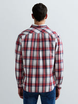 REPLAY PÁNSKÁ KOSTKOVANÁ KOŠILE - RELAXED FIT