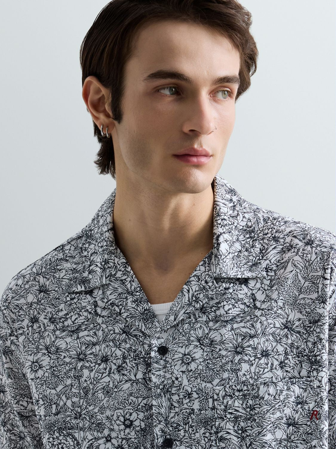 PÁNSKÁ KOŠILE REPLAY S CELOPLOŠNÝM POTISKEM