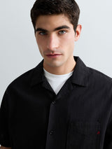 PÁNSKÁ LNĚNÁ KOŠILE S KRÁTKÝM RUKÁVEM