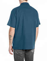 PÁNSKÁ LNĚNÁ KOŠILE S KRÁTKÝM RUKÁVEM