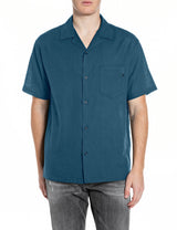 PÁNSKÁ LNĚNÁ KOŠILE S KRÁTKÝM RUKÁVEM