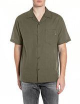 PÁNSKÁ LNĚNÁ KOŠILE S KRÁTKÝM RUKÁVEM