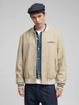 Vlněná bomber bunda ve varsity stylu