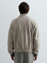 PÁNSKÁ KOŽENÁ BOMBER BUNDA - REGULAR FIT