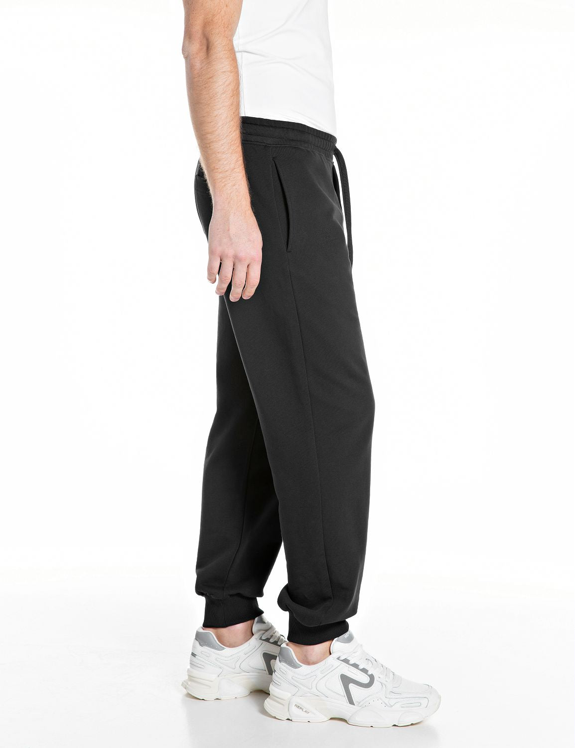 PÁNSKÉ TEPLÁKY REPLAY S VÝŠIVKOU LOGA