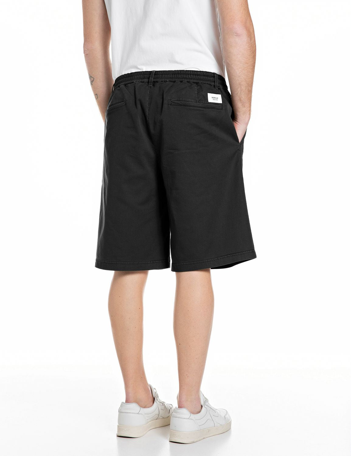 REPLAY BAVLNĚNÉ KRAŤASY SE STAHOVACÍ ŠŇŮRKOU