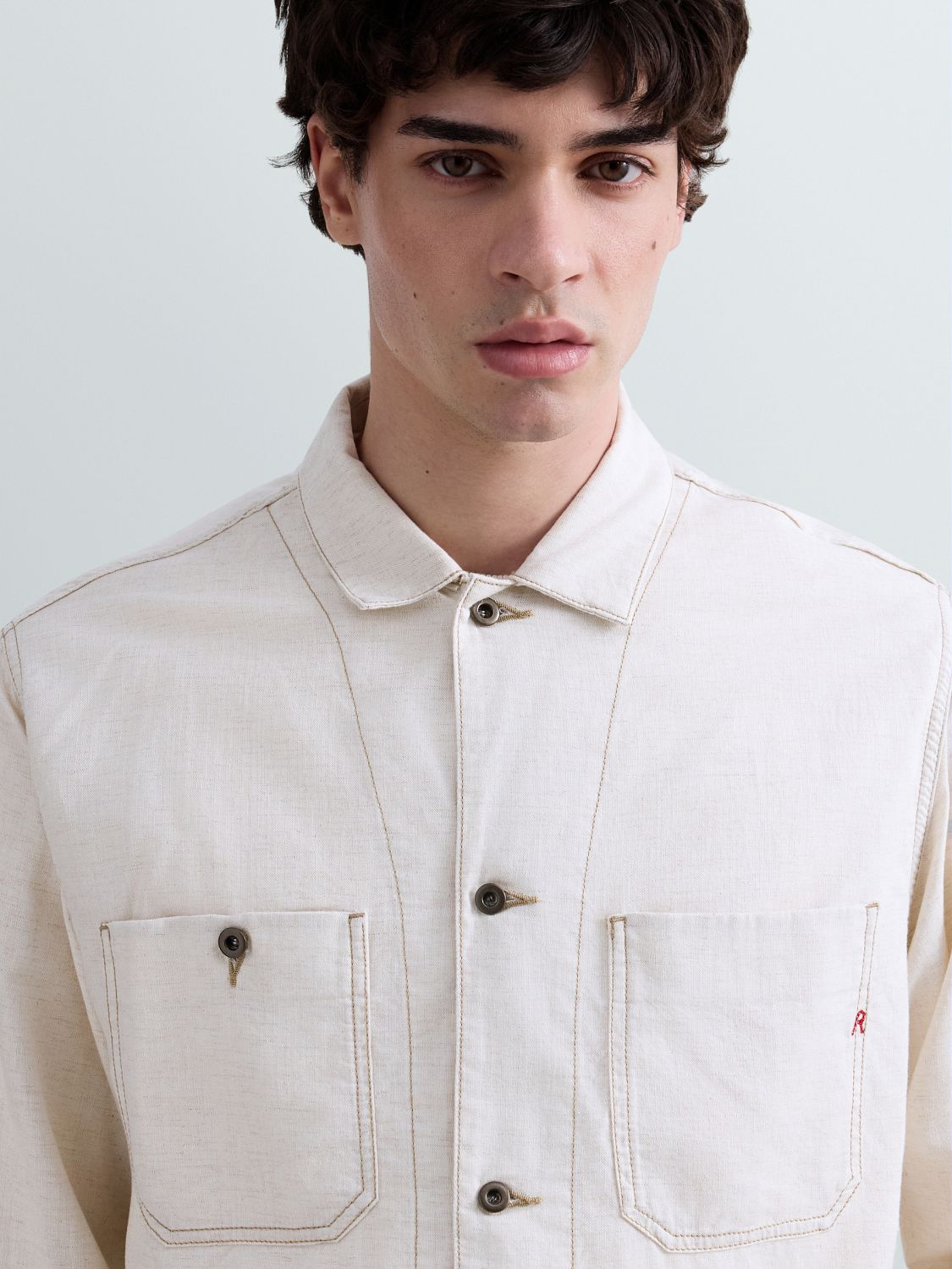 PÁNSKÁ LEHKÁ DENIMOVÁ BUNDA