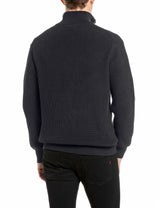 PÁNSKÝ BAVLNĚNÝ HALF-ZIP SVETR REPLAY