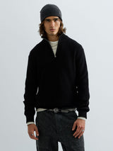 PÁNSKÝ BAVLNĚNÝ HALF-ZIP SVETR REPLAY
