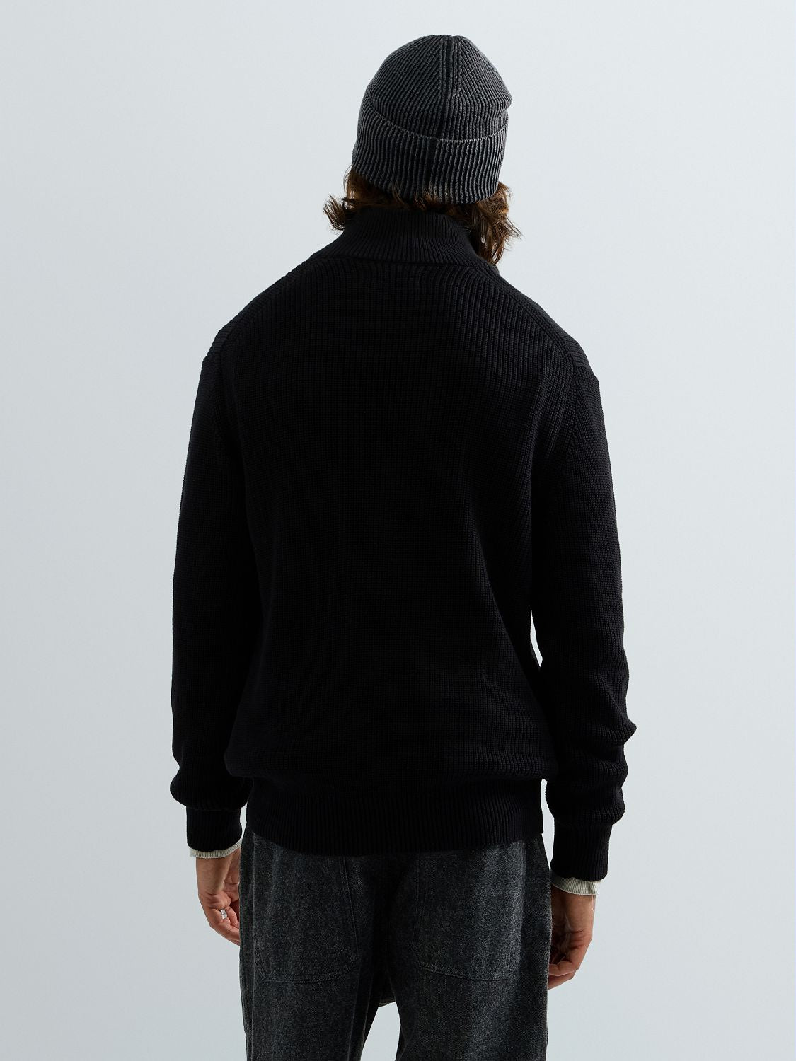 PÁNSKÝ BAVLNĚNÝ HALF-ZIP SVETR REPLAY