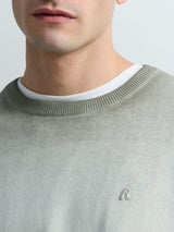 PÁNSKÝ ELEGANTNÍ SVETR S JEMNÝM LOGEM